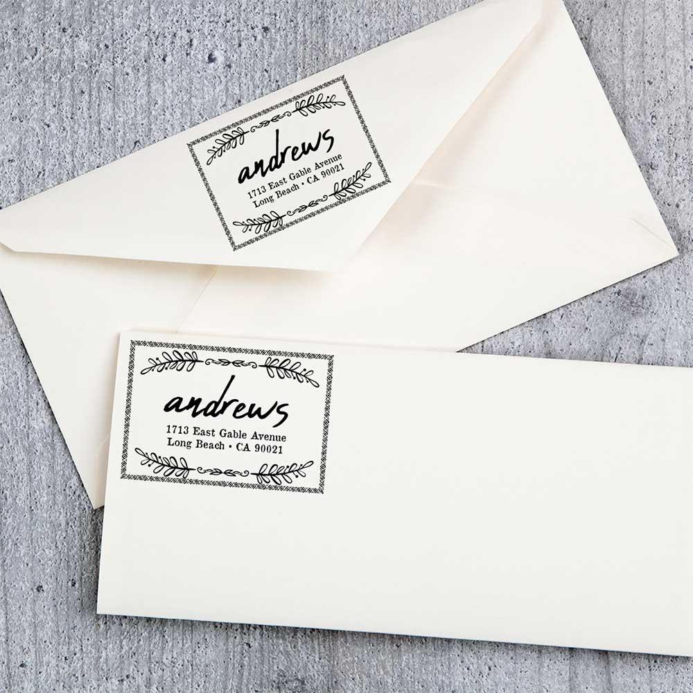 Andrews Return Address Stamp - Laser Ninja